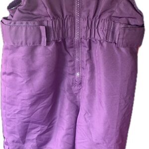Purple Snow Bib Overalls